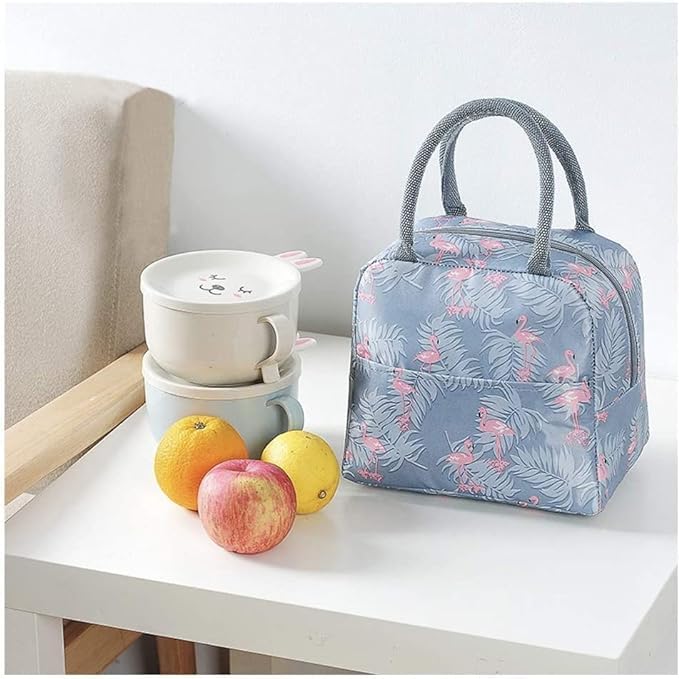 Freshpack Portable Insulated Travel Lunch Bag - Reusable On-the-Go Meal Carrier