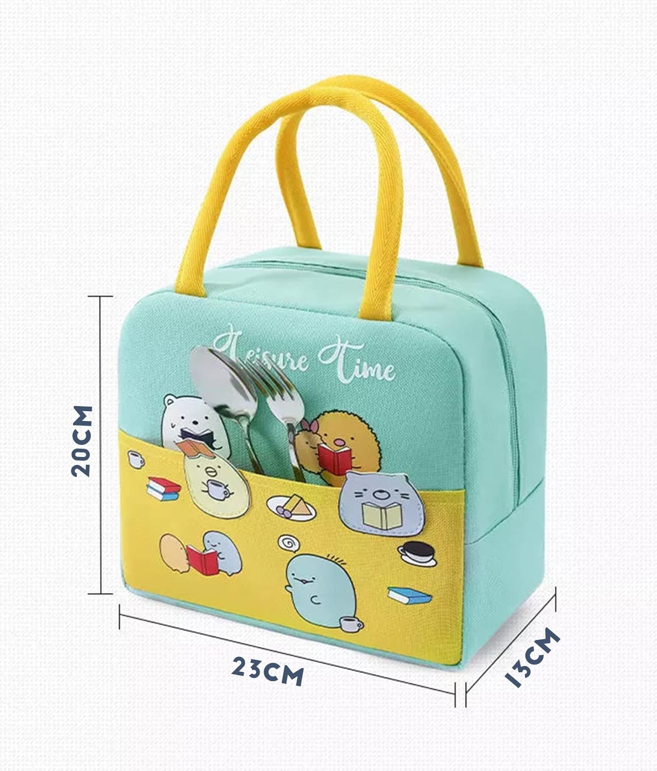 Haven Style Insulated Reusable Lunch Tote - Stylish Printed Carry Bag for Women