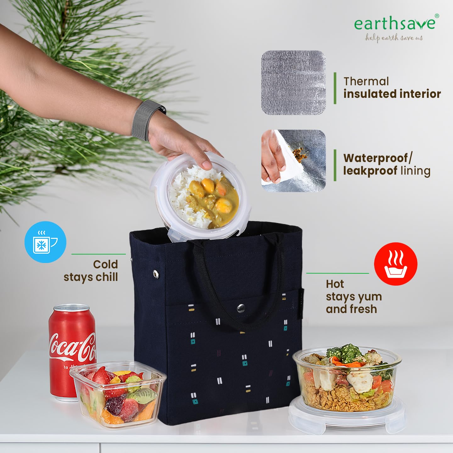 ECOFLOW Thermal Lunch Tote Bag for Workplace