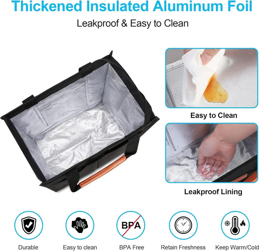 PRESTO Thermal Lunch Carrier - Spill-Proof Work Tote