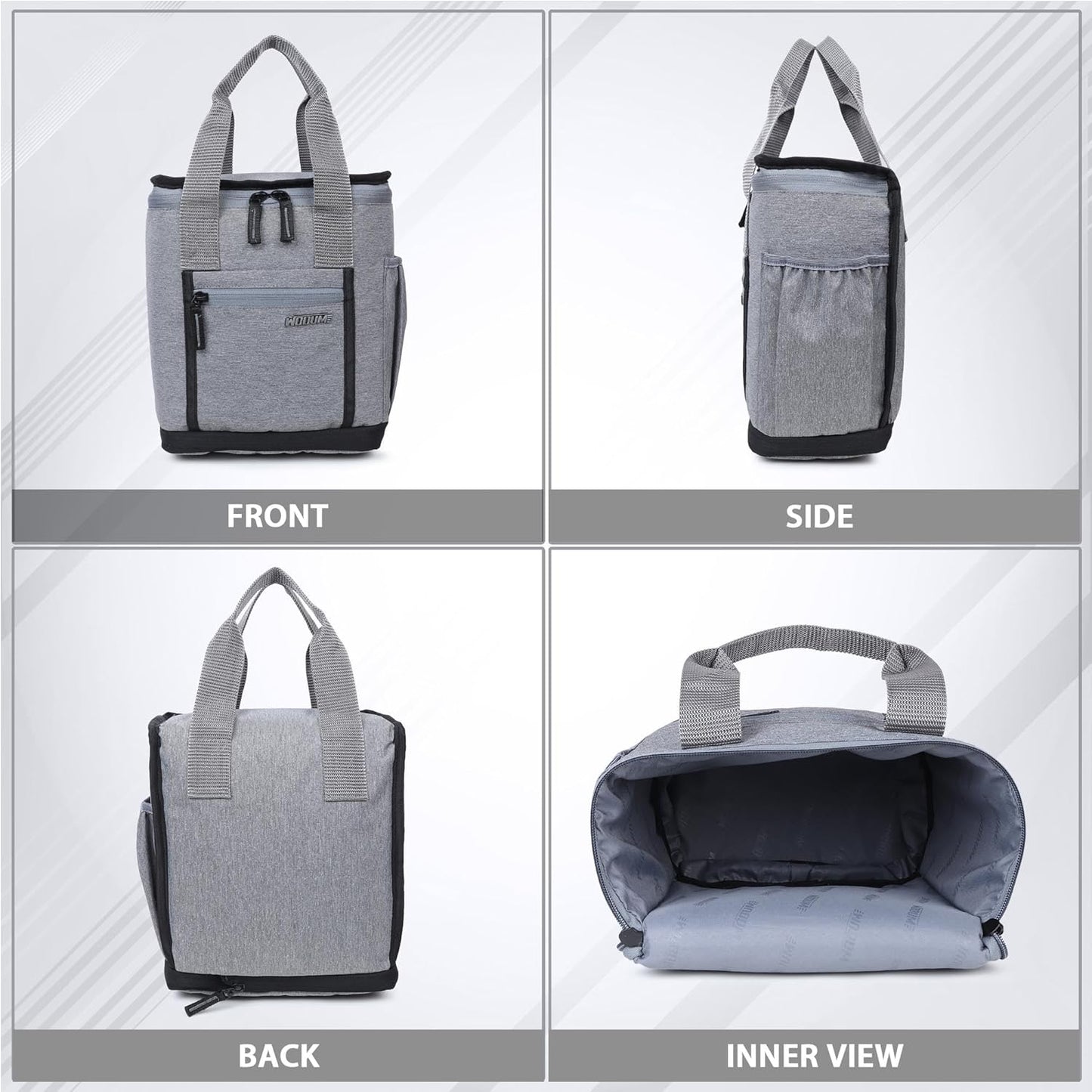 Willow Spacious Lunch Carrier featuring Front & Side Storage Pockets